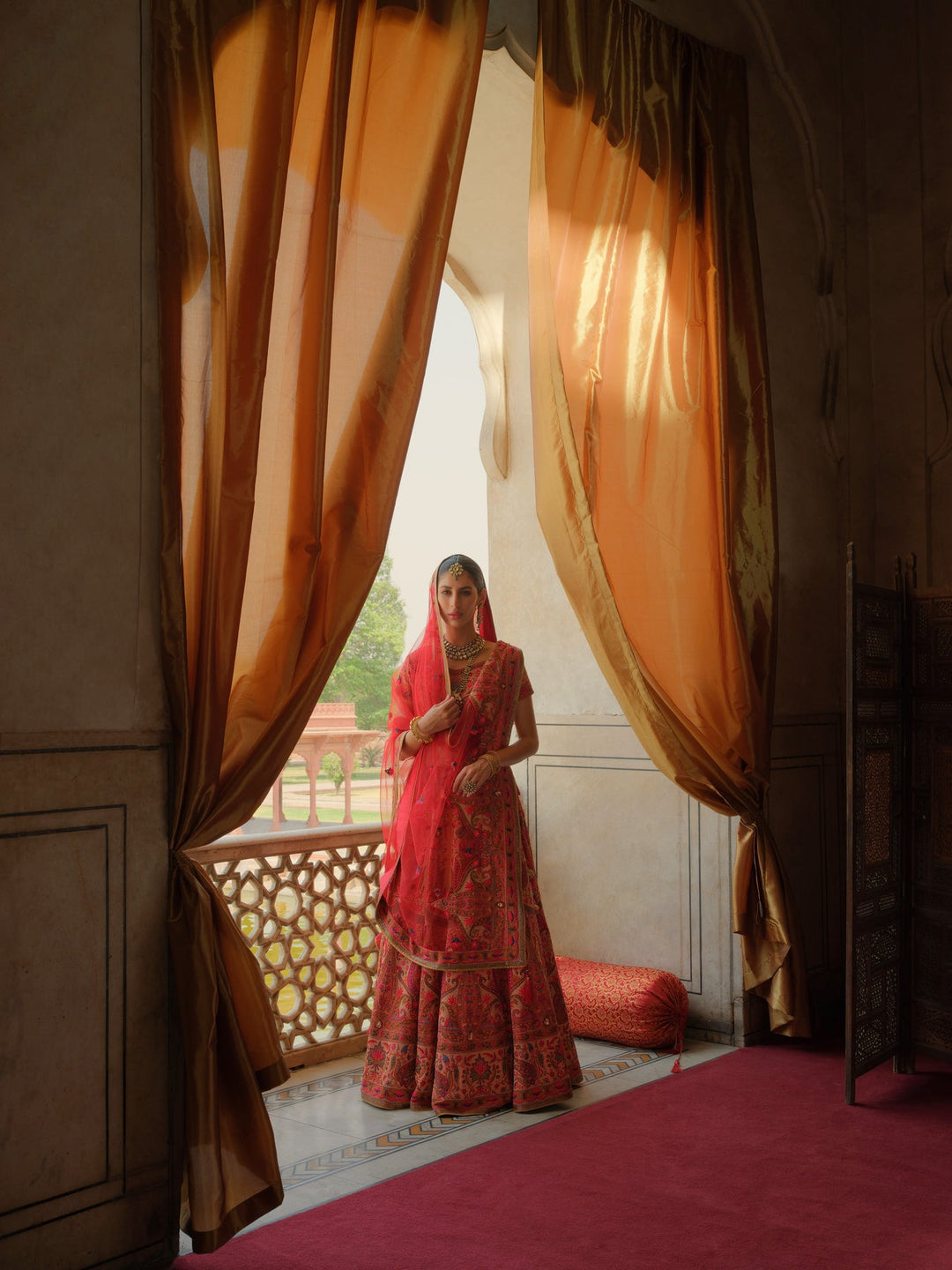 Elegant Traditional Pakistani Bridal Lehenga Choli Dress