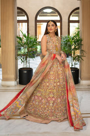Traditional Lehenga Frock Bridal Dress Pakistani
