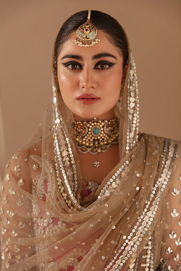 Traditional Lehenga Kameez and Dupatta Pakistani Wedding Dress
