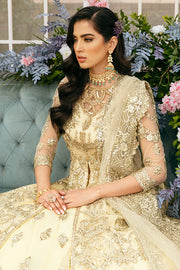 Traditional Lehenga with Front Open Gown Pakistani Dress