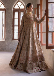 Traditional Pakistani Bridal Dress in Wedding Lehenga Gown and Dupatta Style Online