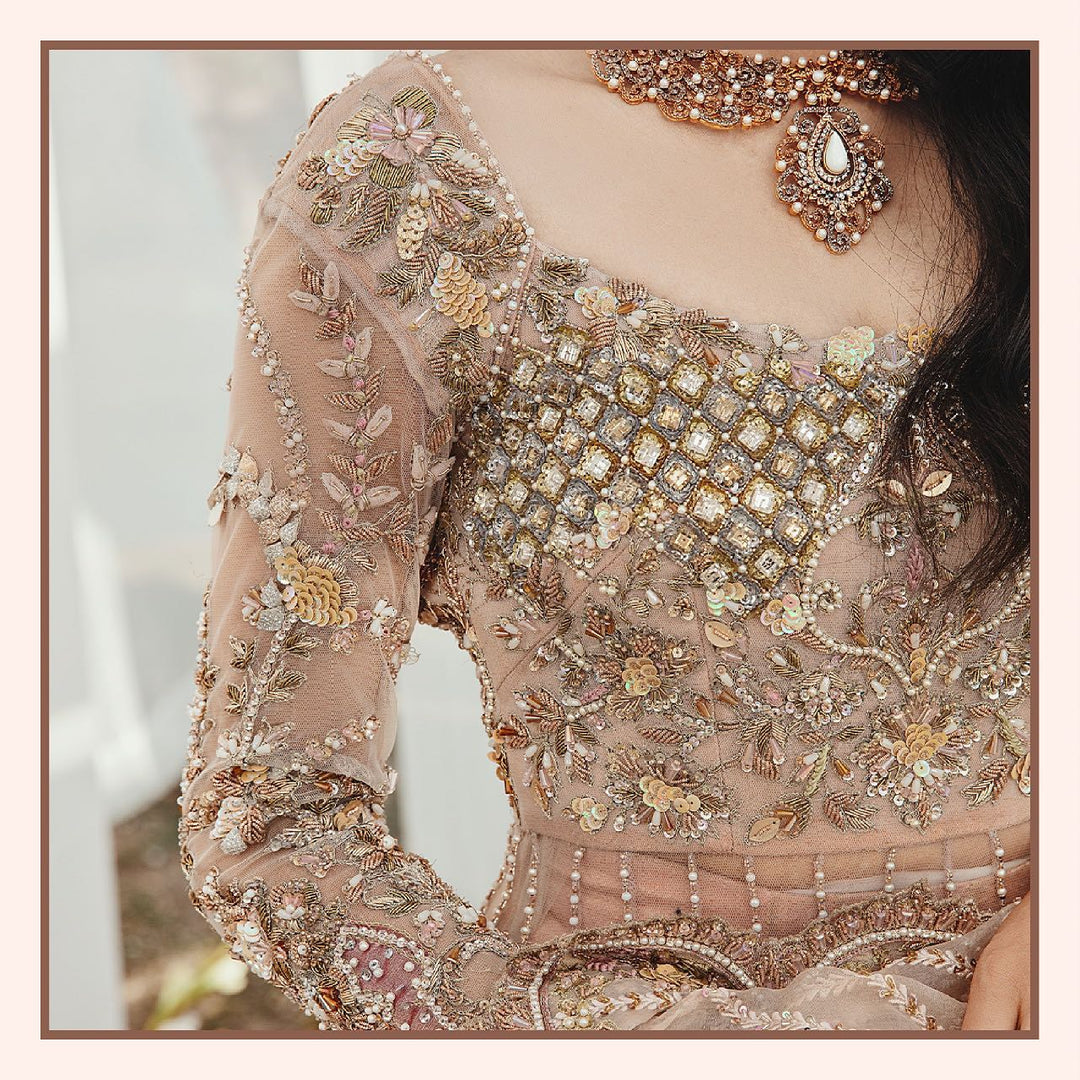 Pakistani Bridal Dress: Traditional Gown & Lehenga Set