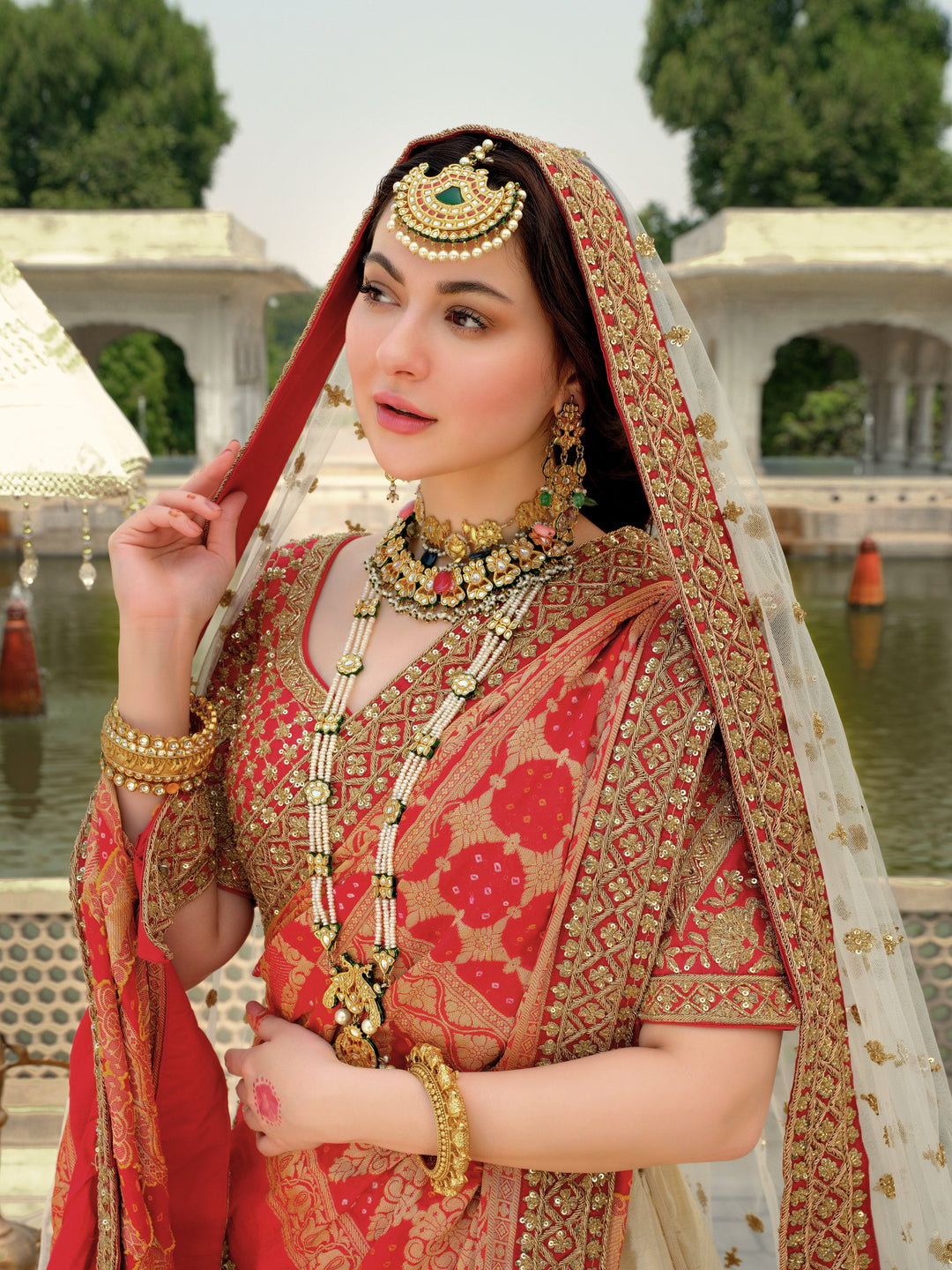 Traditional Pakistani Bridal Lehenga Choli - Elegant Bridal Wear