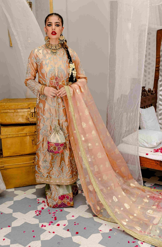 Traditional Pakistani Dress in Kameez Trouser Style