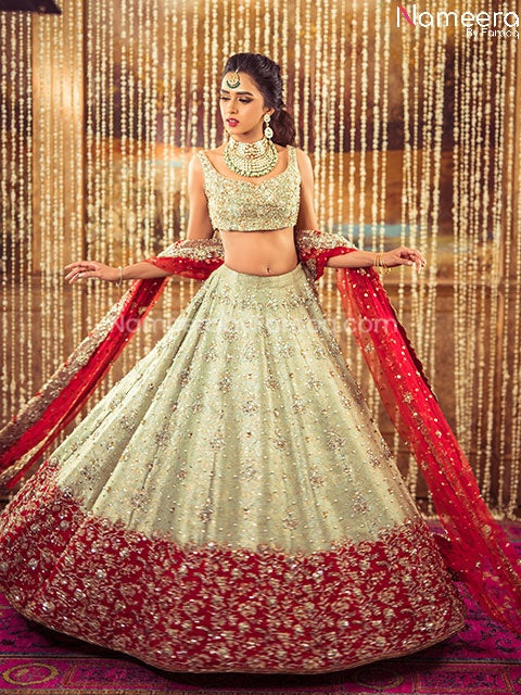 Traditional Pakistani Lehenga Bridal Online 2021 Overall Look