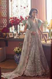Traditional Pastel Green Lehenga for Indian Bridal Wear