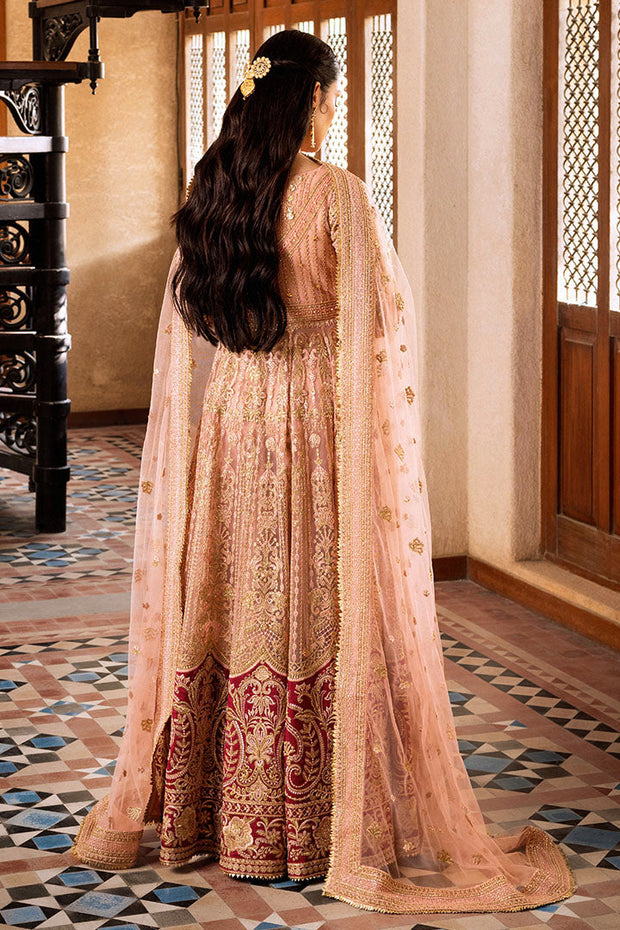 Traditional Pishwas Frock and Dupatta Pakistani Wedding Dress