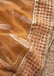 Traditional Pishwas Frock with Sharara Dupatta