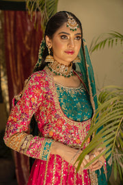 Traditional Pishwas and Lehenga Pakistani Bridal Dress Online