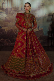 Traditional Pishwas and Lehenga Pakistani Bridal Dress