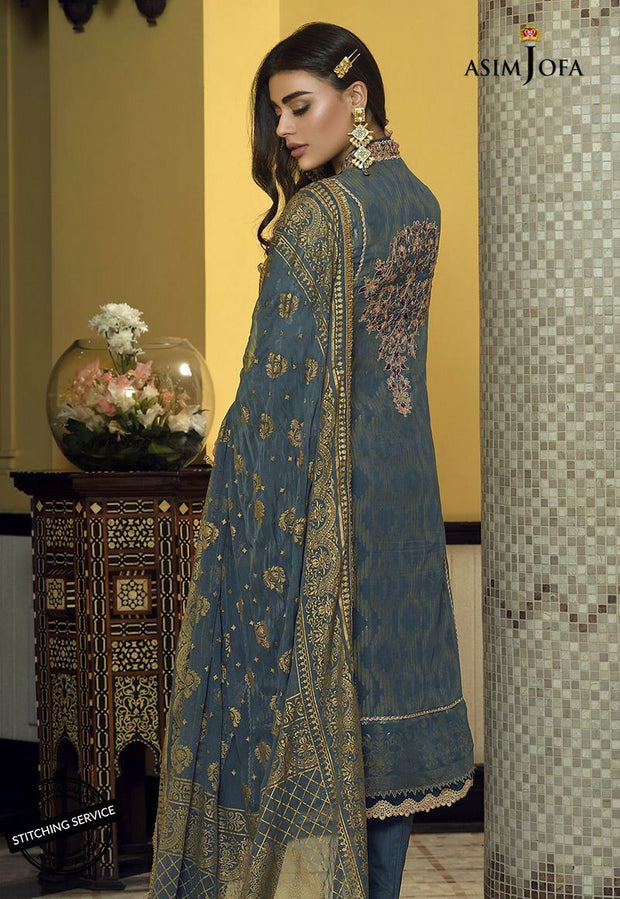Traditional Eid Dress in Green Color Backside View