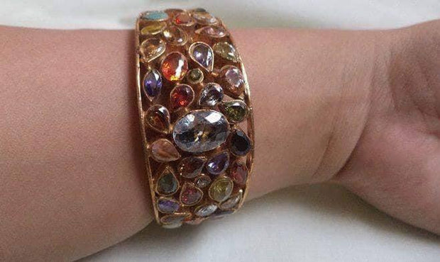 Traditional Multi Kundan Kara for Women 