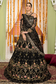Trendy Black Pakistani Dress with Embroidery Online
