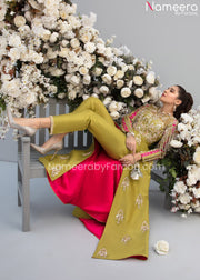 Trendy Pakistani Gown for Wedding Party Wear