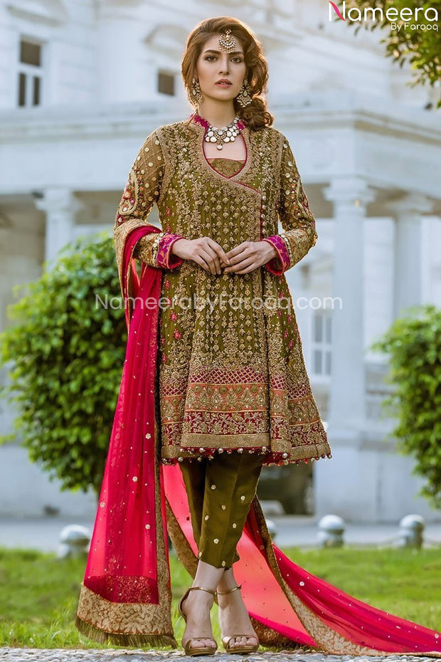 Trendy Pakistani Salwar Kameez for Wedding Party 2021 – Nameera by