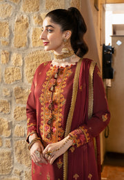Try Maroon Pakistani Kameez salwar Suit Classical Embellished Dress