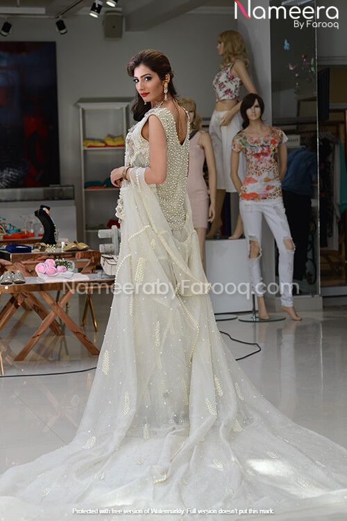  Bridal White Pakistani Wedding Dresses