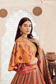 Pakistani Latest Lehenga Design Online 2021 Choli Close Up View