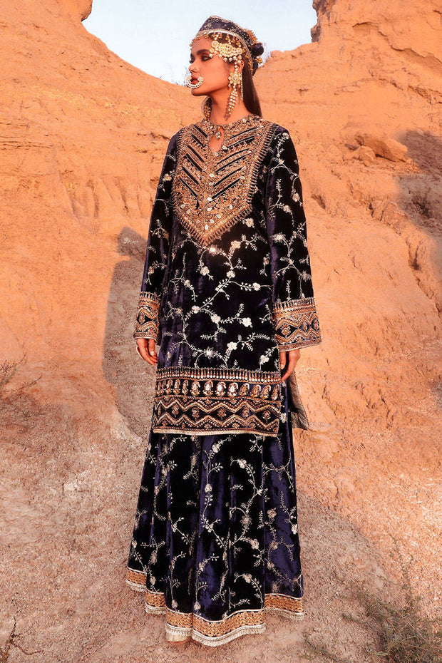 Velvet Lehenga Shirt Suit Pakistani Wedding Dress