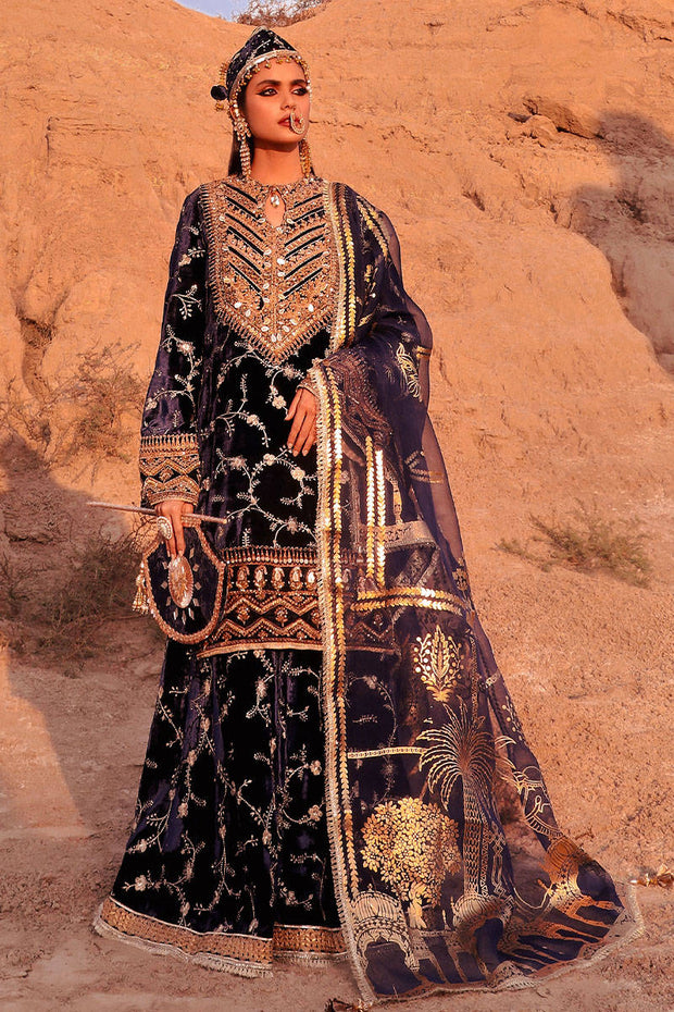 Velvet Lehenga Shirt Suit Pakistani Wedding Dresses