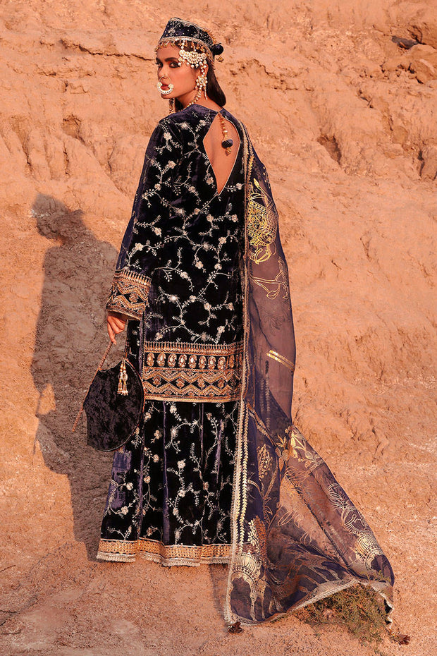 Velvet Lehenga Shirt Suit 