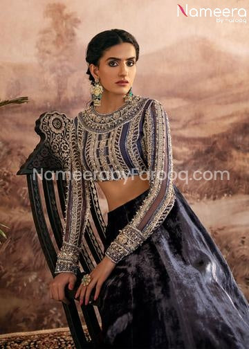  Velvet Pakistani Lehenga 2021
