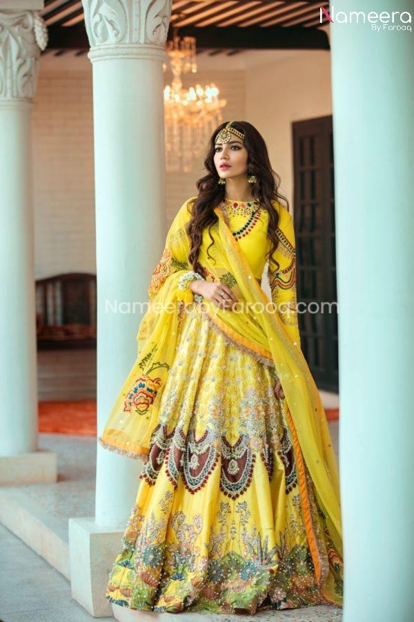 Vibrant Pakistani Bridal Wear Lehenga Choli