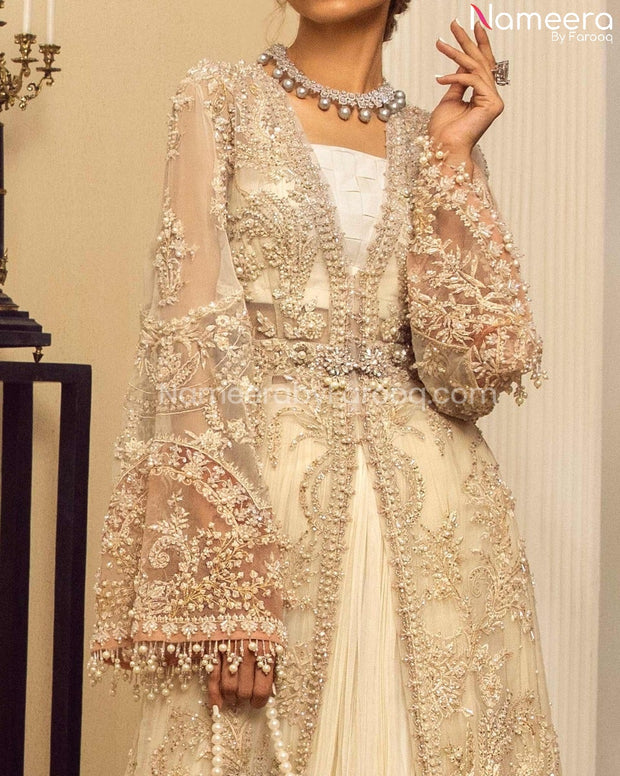 Wedding Long Front-Open Shirt Dress in Tea Pink Latest