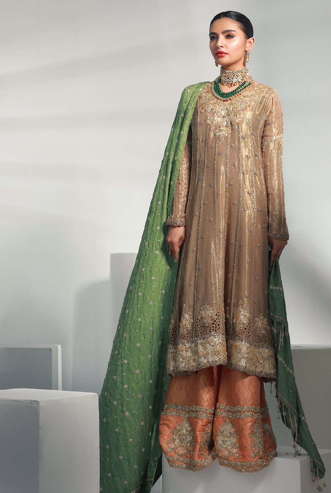 Wedding Party Gota Shirt With Trouser