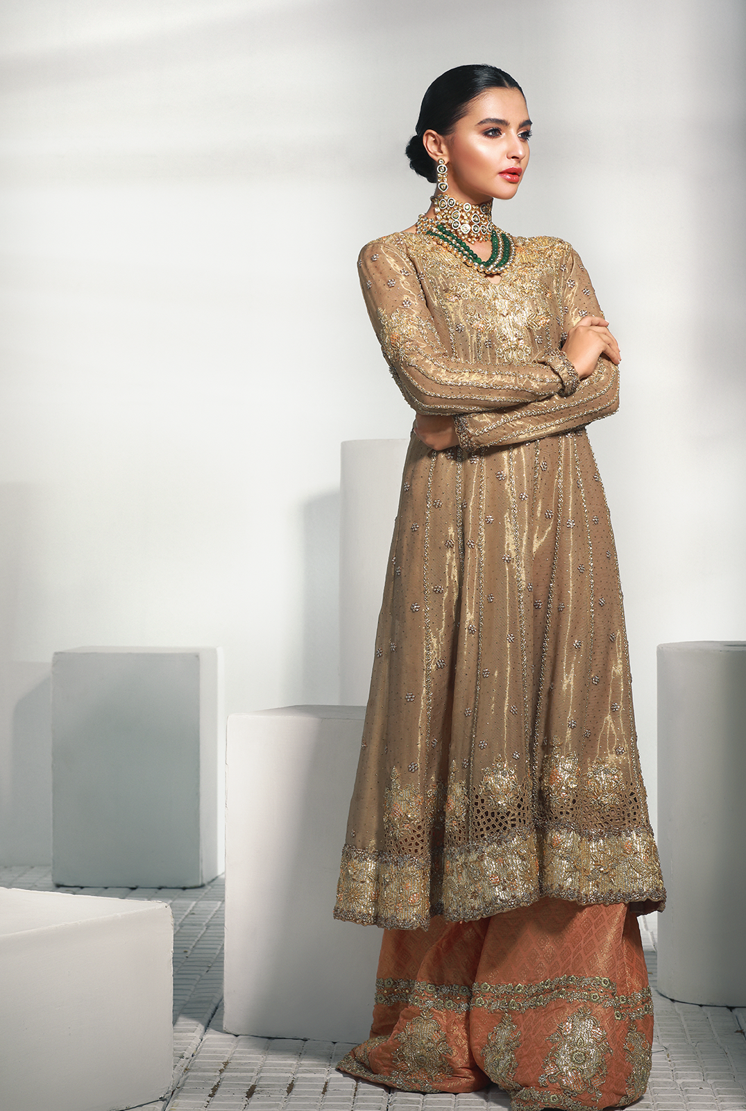 Wedding Party Gota Shirt With Trouser