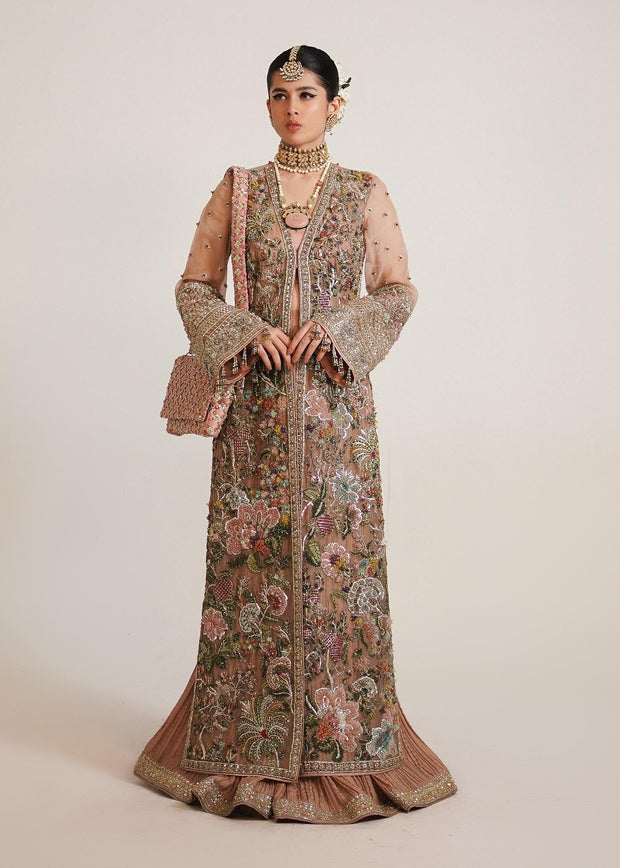 Wedding Sharara and Organza Jacket Pakistani Dress