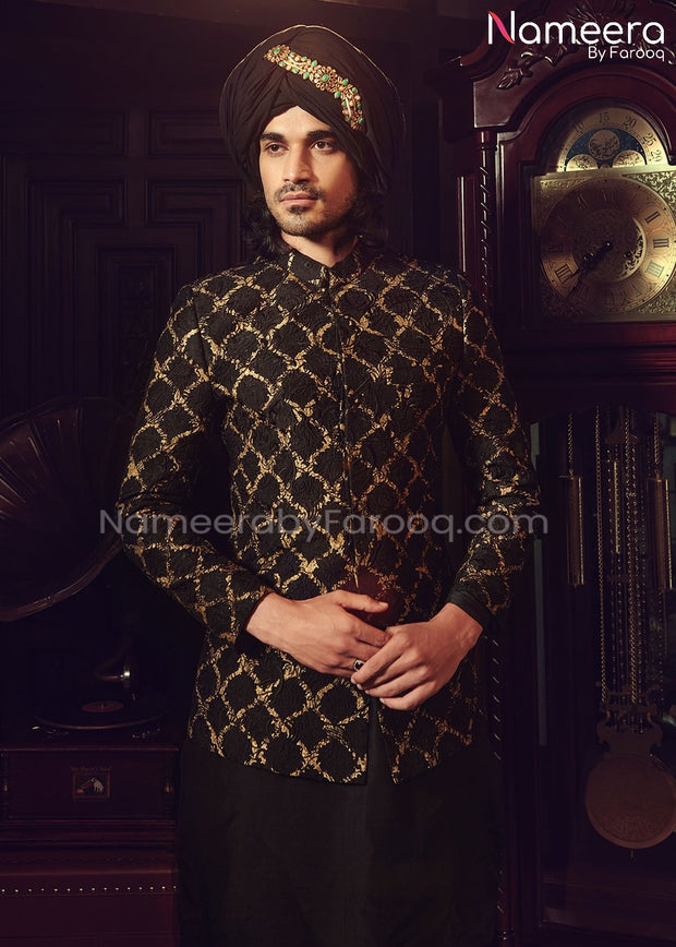 Wedding Sherwani for Groom with Embroidery Online
