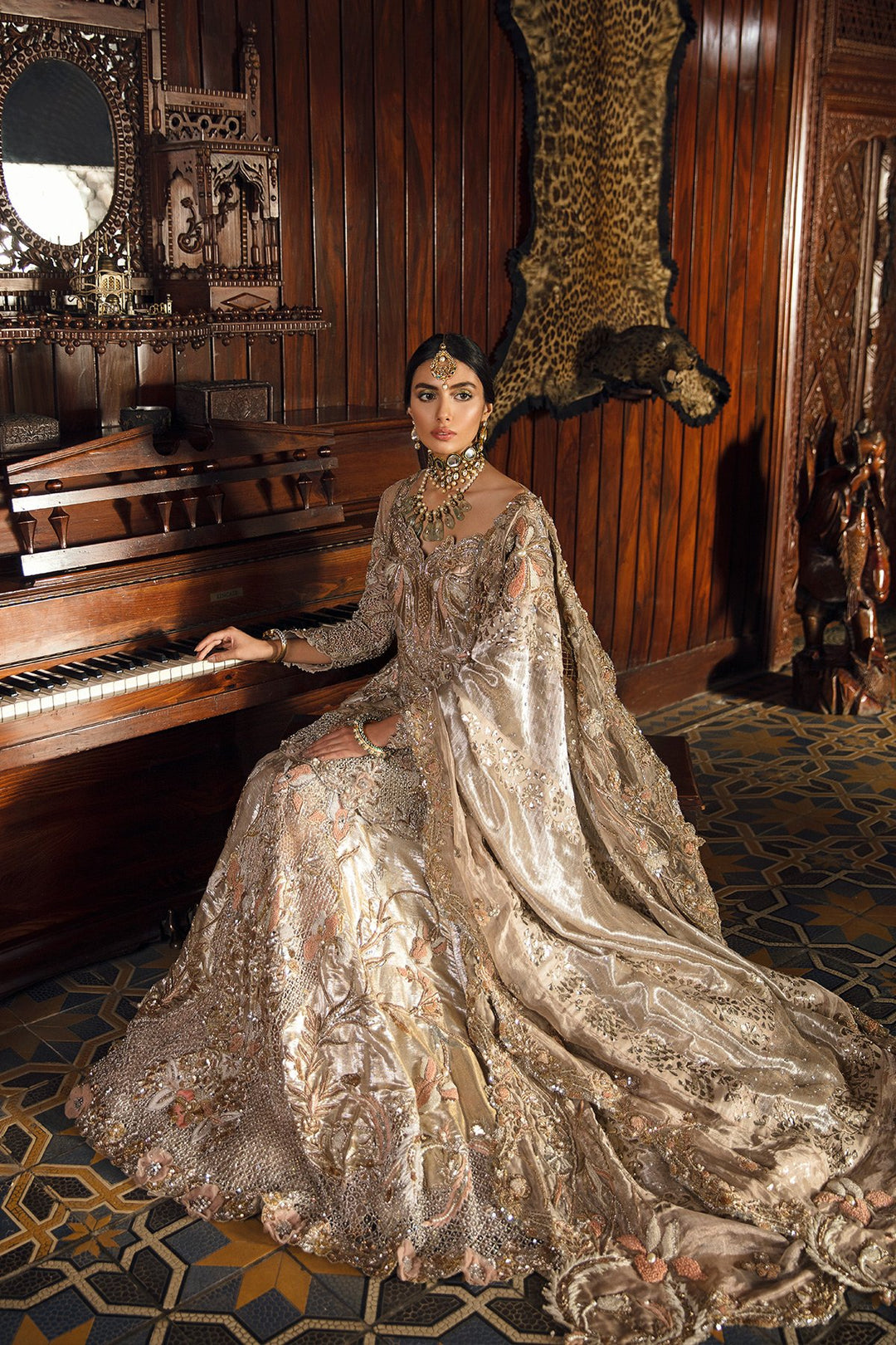 Wedding Short Peplum With Lehnga 