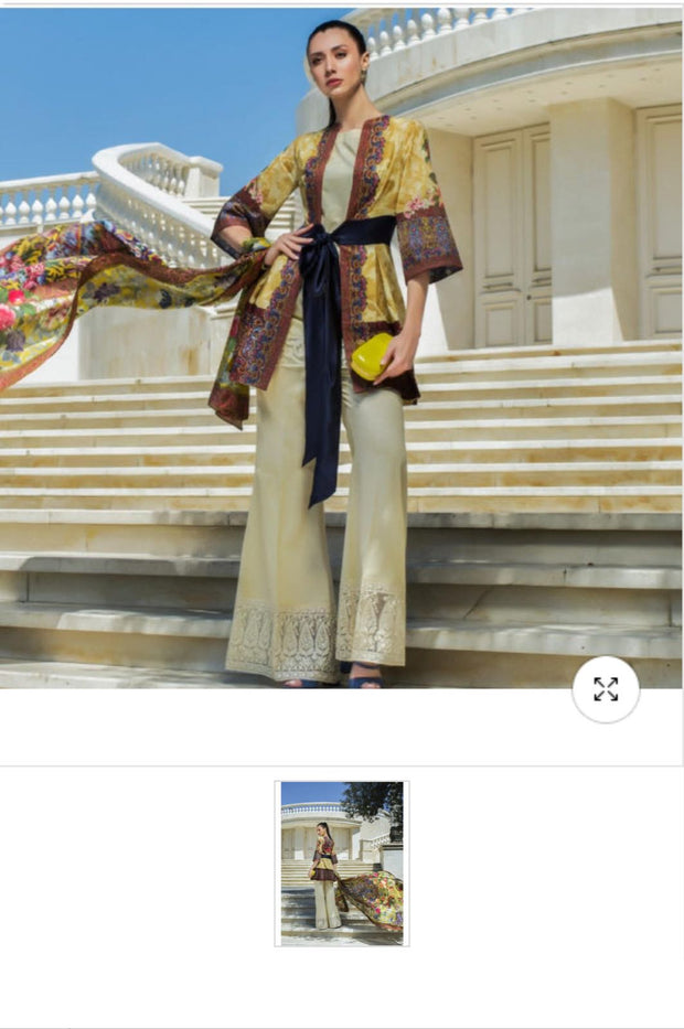 Lawn dress by honey waqar Model# L 1526