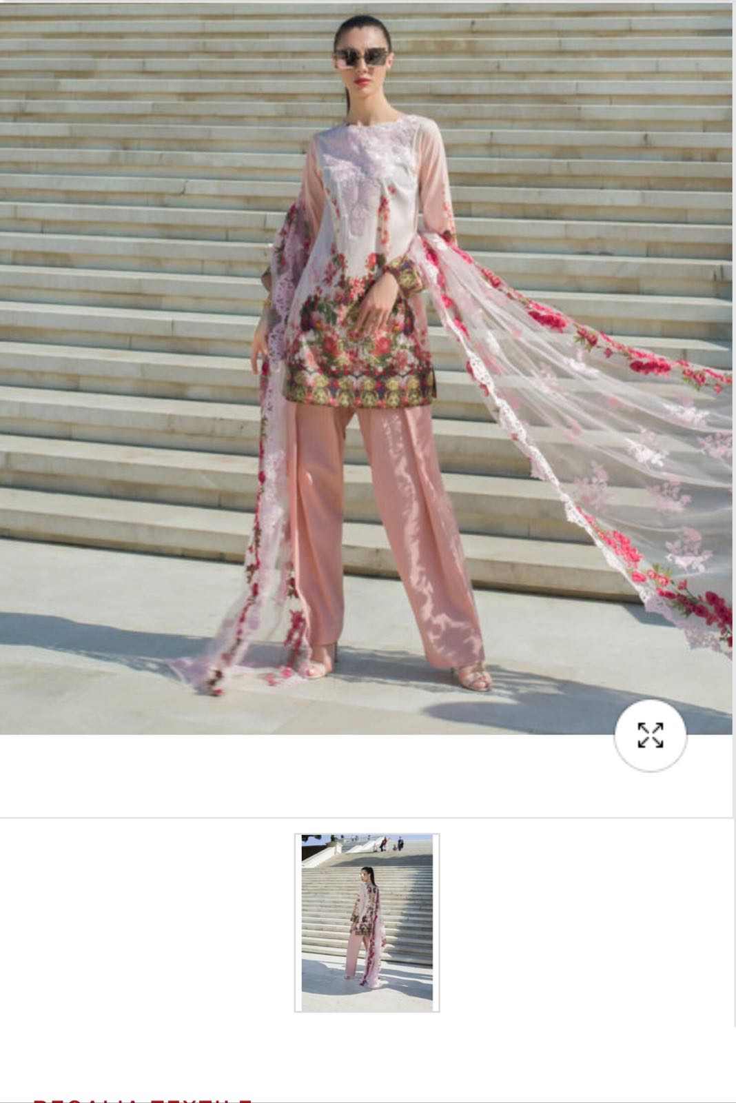 Lawn dress by honey waqar Model# L 1533