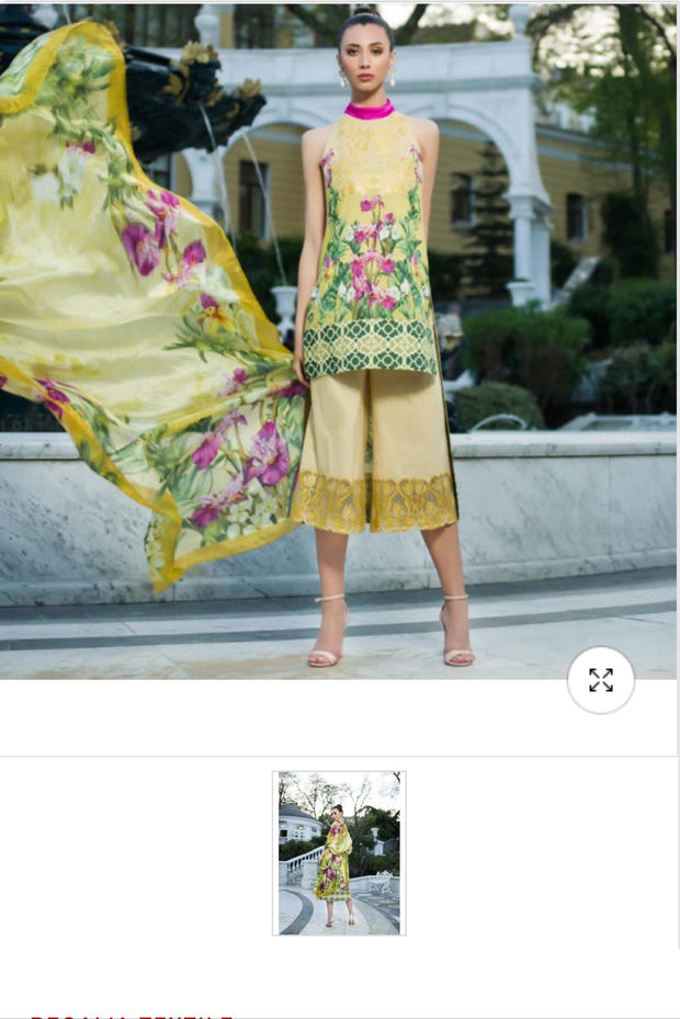 Lawn dress by honey waqar Model# L 1532