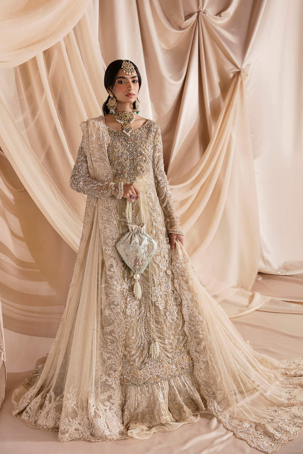 White Bridal Lehenga Shirt Pakistani Wedding Dresses