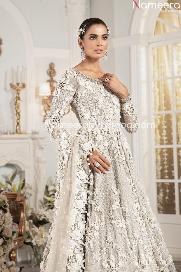 White Bridal Lehenga