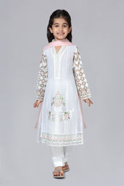 White Eid Dress for Kids 