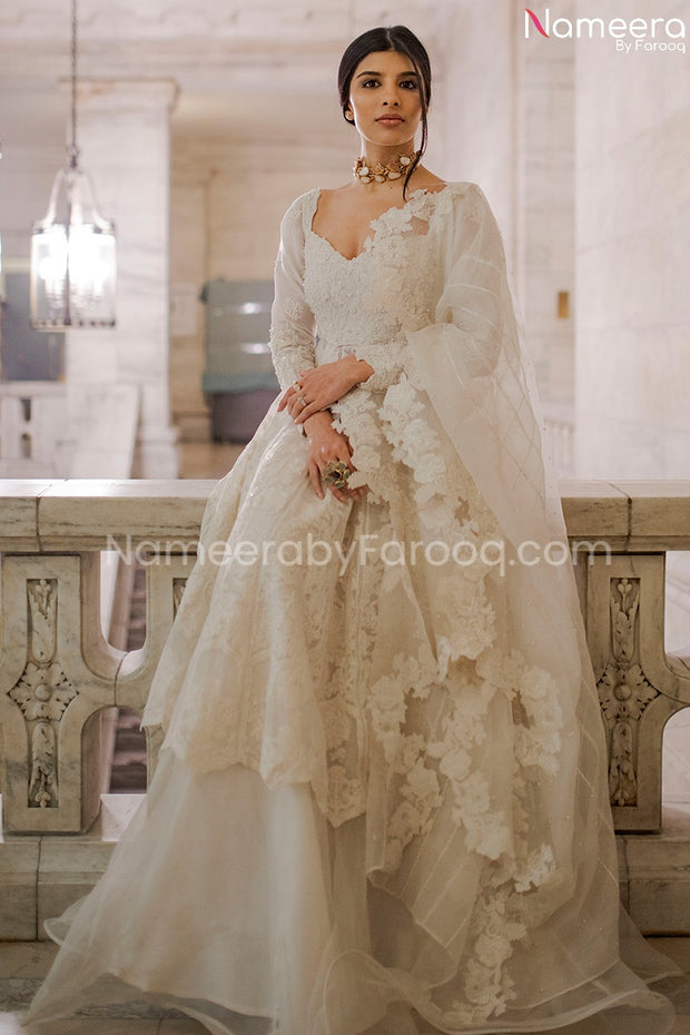 White Frock Suit 2021
