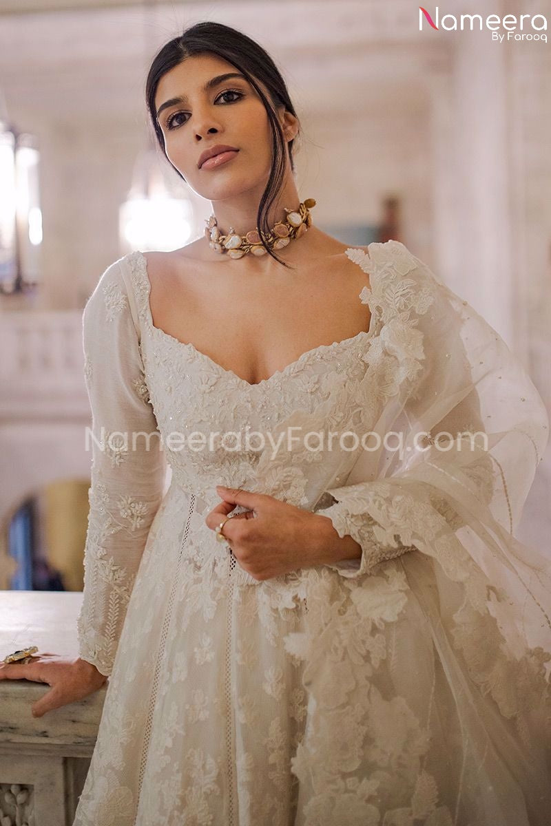 White Frock Suit Online