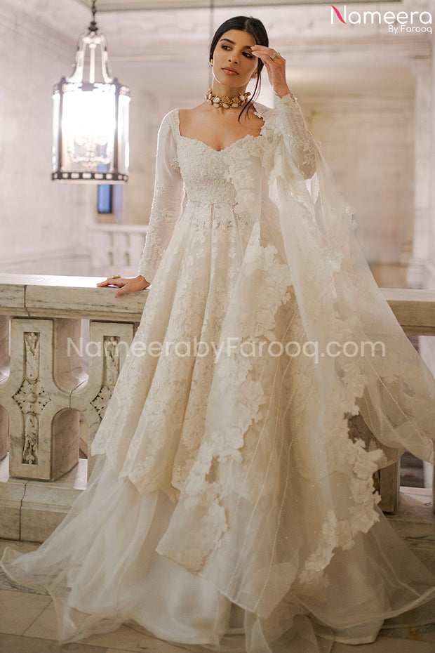 White Frock Suit 