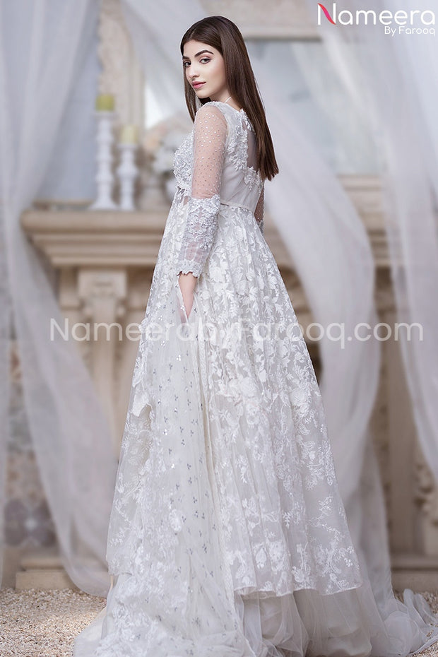 White Frocks Pakistani 2021