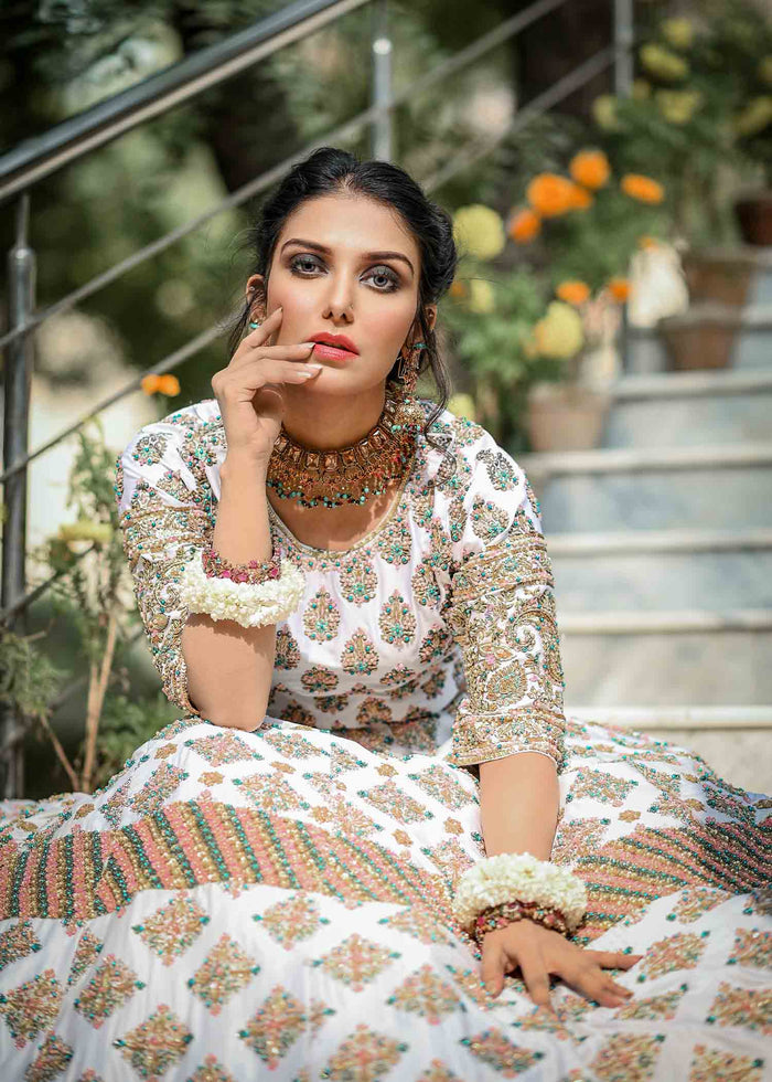 White Lehenga Choli 