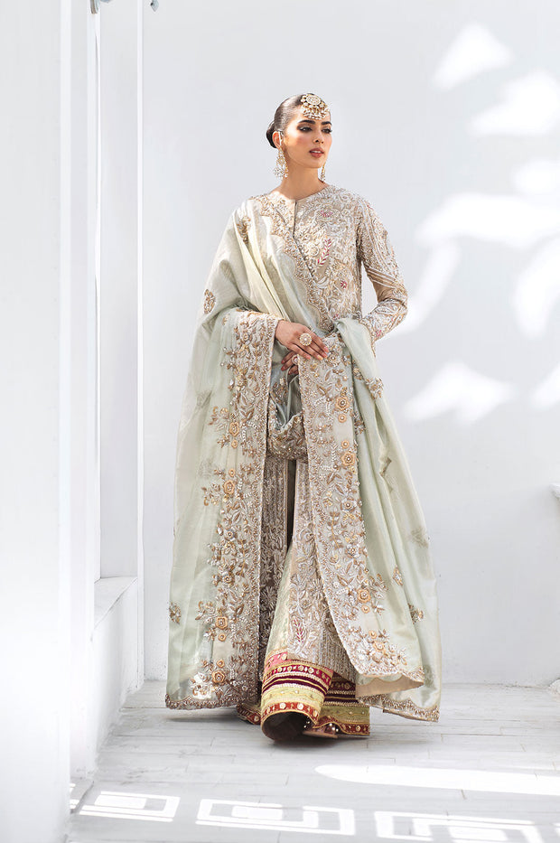 White Lehenga Kameez Pakistani Wedding Dresses