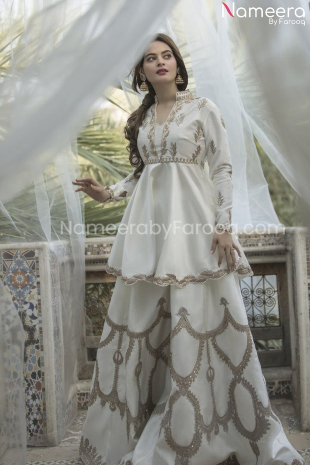 White Lehenga for Wedding Party in Designer Wear