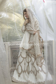 White Lehenga 
