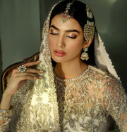 White Nikkah Sharara Shirt Pakistani Wedding Dress