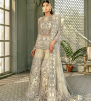 White Nikkah Sharara Shirt Pakistani Wedding Dresses