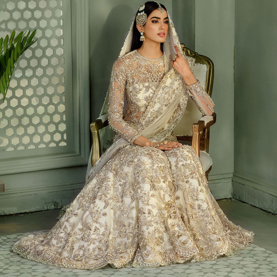 Wahaj M.Khan | Nureh Wedding Formals | Ivory and Candy Pink Straight Shirt